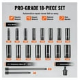 thumbnail image 3 of Impact Socket Set 18pcs 3/8" Drive - 6-Point Bit Ratchet Tool Kit with Case - Metric Sockets for Automotive Repair & Industrial Use, 3 of 6
