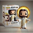 thumbnail image 2 of Cute doll Jesus statue creative gift decoration crafts family bedroom living room decoration, 2 of 4