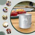thumbnail image 6 of 300ML Picnic Cup Ultra-light Hiking Mug Outdoor Kitchen Equipment Sport Supplies (Silver), 6 of 8