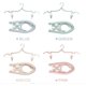 thumbnail image 3 of 4 perchas portátiles plegables para ropa (azul, verde, rosa y beige) con 8 clips para colgar para bufandas, trajes, pantalones, pantalones, camisas, calcetines, ropa interior para viajes a casa Xemadio HMHZ528, 3 of 7