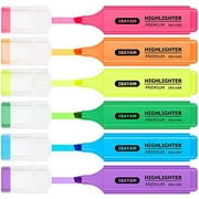 Aesthetic Highlighters, Cute School Supplies for College Study, Preppy Stuff, Highlighters Assorted Colors, Office Desk Accessories Journaling Planner Note Taking Office Supplies Women (Candy Colors)