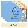 (4 pack) Gerber My 1st Fruits Starter Kit, Baby Food Puree, 2 oz Tubs, Variety (6 Pack)