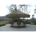 thumbnail image 2 of Backyard X-Scapes Mexican Palm Thatch Umbrella Cover, Natural, 9', 2 of 5