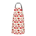 thumbnail image 2 of Fuzoiu Fresh Red Tomato Print Adjustable Waterproof Apron with Pockets,Waterproof Apron for Cooking, Gardening, and Art Projects, 2 of 8