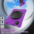 thumbnail image 5 of for Xiaomi Pad 7 Pro/ Xiaomi Pad 8 Pro 11.2 inch Case, 360 Rotatable Handle Stand, Shoulder Strap, Drop-Proof Design, Purple, 5 of 7