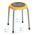 thumbnail image 2 of Daisy Stackable Stool Set, 2 of 9