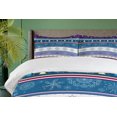 thumbnail image 4 of Ambesonne Striped Duvet Cover Sets, Dots and Snoflakes, 2-King, Multicolor, 4 of 6