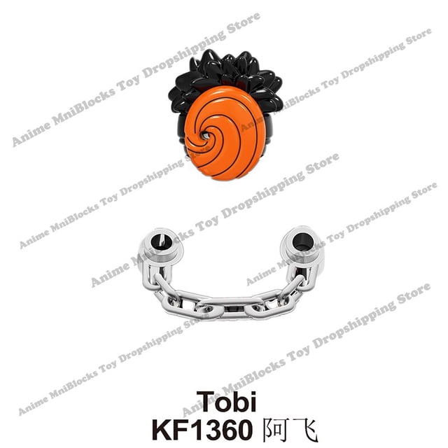 Bloques de construcción de Naruto Sasuke Kakashi Akatsuki para niños, Mini figuras de acción de dibujos animados de Anime, juguetes de montaje de cabezas, regalos de cumpleaños qym unisex