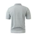 thumbnail image 4 of CaiJunJia George Polo Shirt,Men's Short Sleeve 100% Cotton Pique Color Block Polo Shirt, 4 of 6
