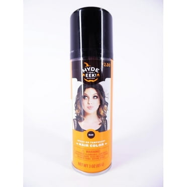 Hyde and EEK! Boutique Black Halloween Spray-on Temporary Hair Color, 3 oz.