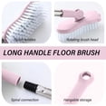 thumbnail image 4 of Tub Tile Cleaner Brush with Long Handle ,Shower Brush Cleaner Toolfor Bathroom Bathtub Toilet Floor Kitchen Baseboard Cleaner Save 50% off, 4 of 9