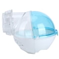 thumbnail image 2 of Lovely Hamster Running Exercise Wheel Toy, Clear Plastic, Easy To Clean, Odor , Litter Scatter Cover Ideal For Small Pets, 2 of 8