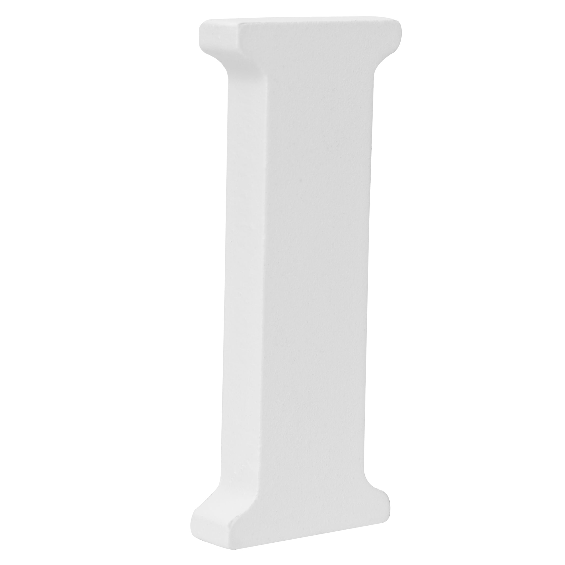 Hello Hobby 3" White Wood Letter I