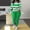 Green, variant on Women's Outfit Sets Forest Green Fall Casual Solid Color Three-Quarters Sleeveless Round-Neck Top Pants Sets