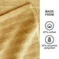 thumbnail image 5 of Mainstays Performance Cotton Bath Sheet, Oversized Super Soft Quick Dry Fade Resistant, Textured Yellow, 5 of 8