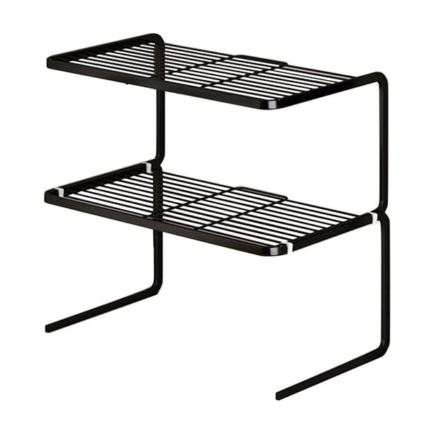 Estante ajustable de 3 niveles para ollas, organizador de cocina que ahorra espacio con múltiples estantes para utensilios de cocina, suministros de oficina, dormitorio, ropa, estudio y almacenamient