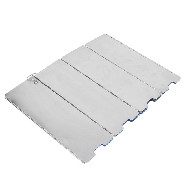 Parabrisas de aluminio para exteriores BuyWeek 10 piezas para estufas de exterior