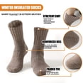 thumbnail image 2 of 3 Pairs Warm Thermal Socks for Women & Men Winter Ski Thick Boot Insulated Socks for Cold Weather, 2 of 5