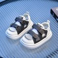 thumbnail image 2 of LTTVQM Wide Toe Box Shoes Toddler Mesh Breathable Comfort Platform Barefoot Shoe with Double Snap Non-Slip Indoor Outdoor Walking Sandals Black 12 Little Kid, 2 of 4