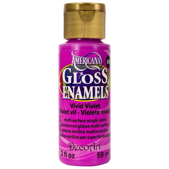 DecoArt Americana Gloss Enamels Paint, 2oz., 12 Pack