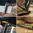 thumbnail image 2 of Cejilla para guitarra 4 en 1 Sondery para 6 cuerdas acústica/eléctrica, 2 of 8