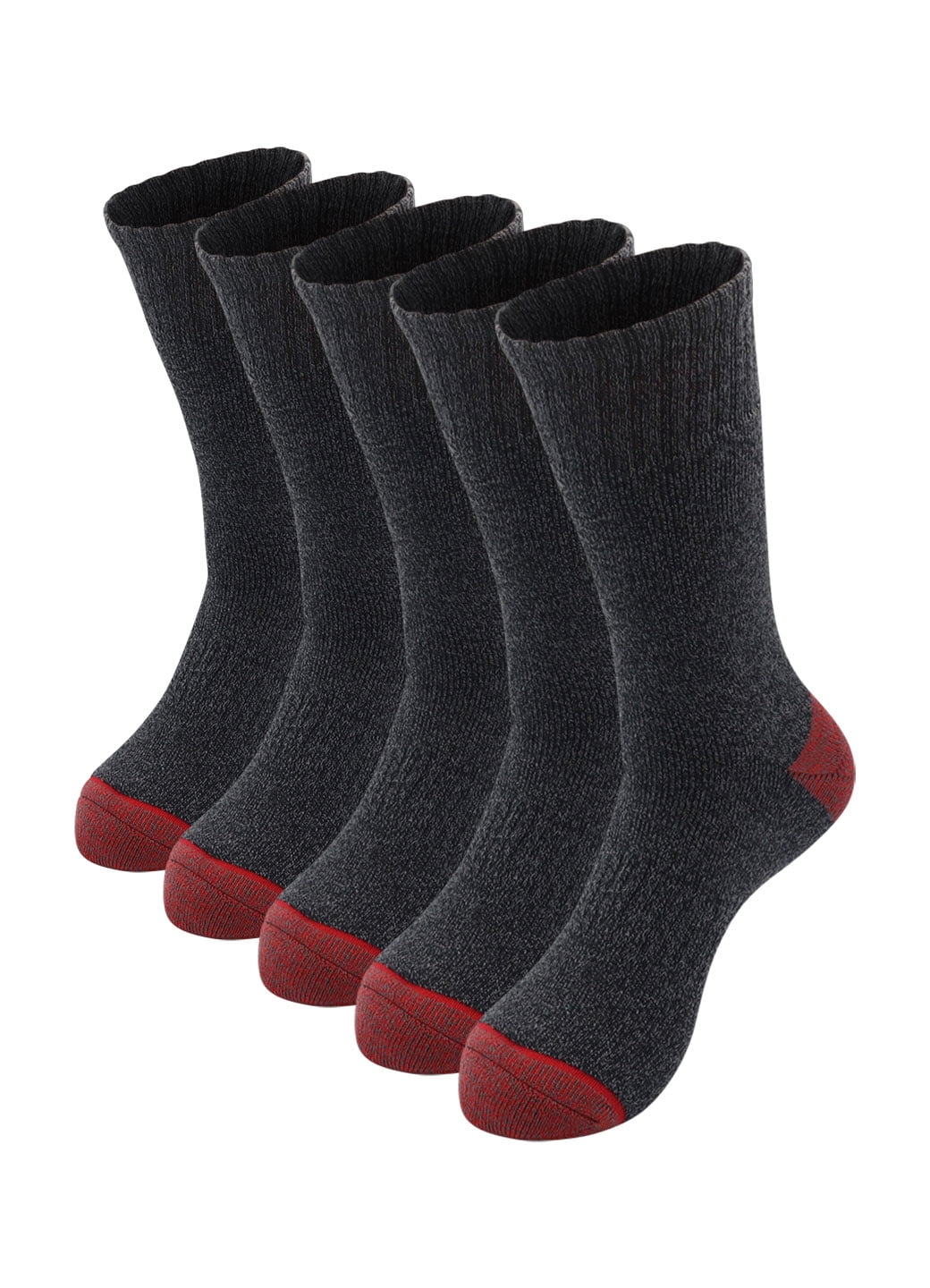 Avalanche Men's Outdoor Thermal Crew Socks 5-Pack - Walmart.com