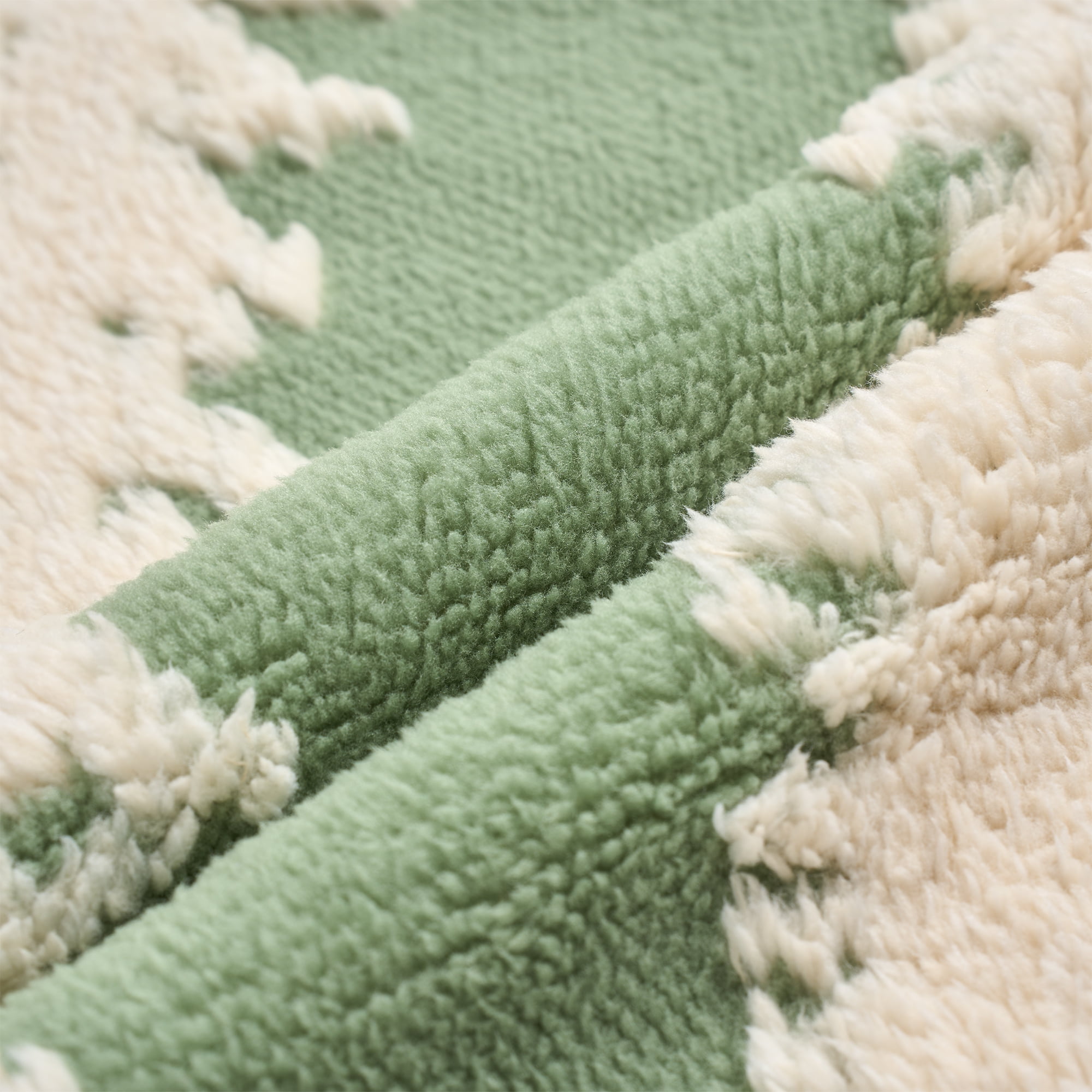 Unique Bargains Pack of 2 Plush Pillow Covers Bedroom Couch 18" x 18" Green