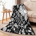 thumbnail image 3 of ERK 1Pcs Easter DIY Colored Blanket An Art And Craft Colored Blanket Featuring Patterns Of Rabbits/eggs/sheep Washable Blanket Suitable For Easter And Family Activities., 3 of 5