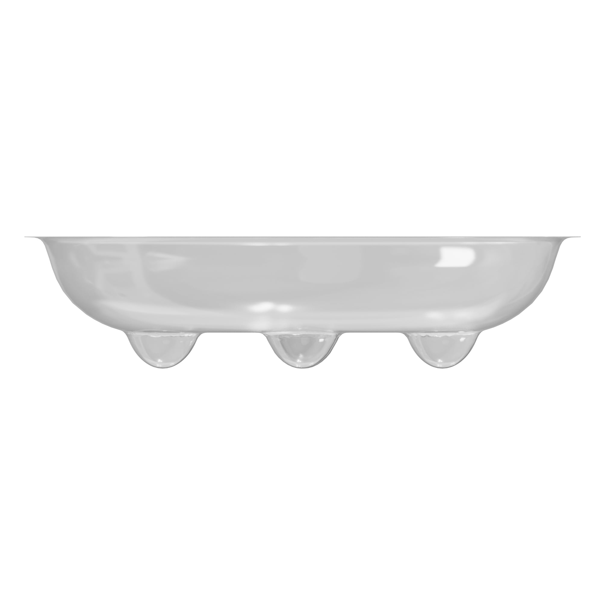 Mainstays 6" Round Clear Plastic Plant Saucer