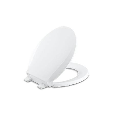 Kohler Cachet Quiet-Close™ with Grip-Tight Round-Front Toilet Seat, White