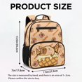 thumbnail image 7 of KUIFORTI Ice Cream Capybara Girls Backpack Kids School Bag Durable Polyester Adjustable Straps Multiple Organizer Pockets for Preschool Kindergarten Back to School Supplies, 7 of 7