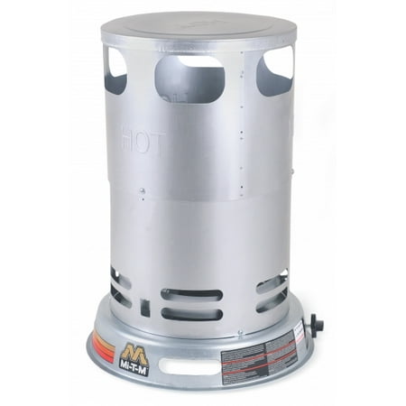 Mi-T-M MH-0100-CM1N Gas Fire Convection, Portable Heater, Control Knob Ignition, 3000 sq ft heating area, 400 CFM, 50-100,000 BTU