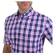 thumbnail image 4 of Camisa M/c Con Boton Oculto Slim Fit Yale De Cuadros, 4 of 4