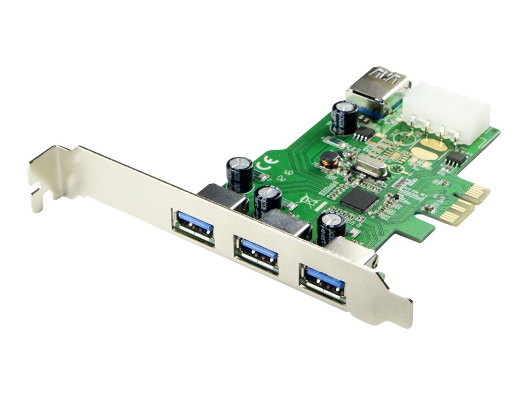 SYBA USB 3.0 3+1 Port PCI-e Card, Free Low Profile Bracket, Renesas Chipset Model SD-PEX20137 - image 2 of 2