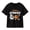 Black-43, variant on Boys Halloween Skateboarding Ghost with Pumpkin Balloon Graphic T-Shirt, Cute Spooky Short Sleeve Shirt for Seasonal Wear