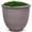 Latte, variant on Headwind IronStone Archer – 6" Latte Vertical Ribbed Tapered Round Planter Bowl – Lightweight, Durable Decorative Flower Pots with Drainage for Indoor & Outdoor Use by Robert Allen