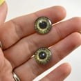 thumbnail image 5 of Steampunk Gear Glass Eyes in Olive Green, 5 of 7