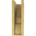 thumbnail image 4 of 5"W x 10"D x 15"H Classic Ridgewood Rough Cedar Woodgrain TimberThane Corbel, Primed Tan, 4 of 6