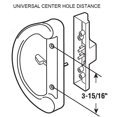 thumbnail image 3 of Juego de manija para puerta corrediza de patio ALLYWASAI estilo mortise, blanco, 3 of 6