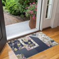 thumbnail image 2 of Pioneer Flower Floral Print Pattern Door Rugs,Washable Non Slip Door Mats Indoor,Decorative Door Mats,Entry Mat Indoor for Entrance,Bedroom,Kitchen,Bathroom,17"x30", 2 of 6
