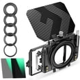 thumbnail image 1 of Kit Matte Box K&F Concept Mini con filtros ND4+ND32 para réflex digitales, 1 of 7