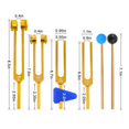 thumbnail image 3 of Tuning Fork 128Hz 256Hz 512Hz 528Hz Set for Sound Healing, Musical Instrument, Therapy, Sound Vibration Tools, 3 of 6