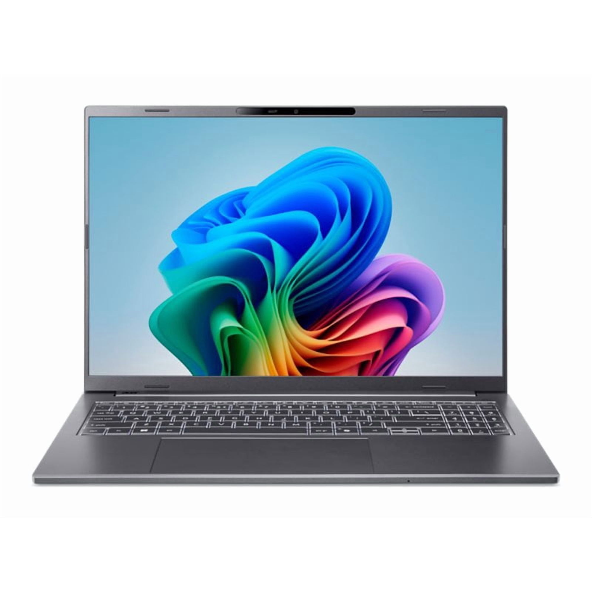 Acer Aspire 16 AI A16-52MT - 180-degree hinge design - Intel Core Ultra 9 - 288V / up to 5.1 GHz - Win 11 Home - Intel Arc Graphics 140V - 32 GB RAM - 1.024 TB SSD NVMe - 16" IPS touchscreen 1920 x 1200 @ 120 Hz - Wi-Fi 7 - steel gray - kbd: US Intl