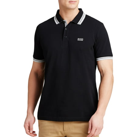 Hugo Boss Men's Modern Fit Paddy Polo Shirt 50198254 Small Black