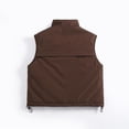 thumbnail image 5 of JAJAHO Boys Full Zip Vest Kids Stand Collar Lightweight Sleeveless Jacket Fall Outwear 3-12 Years, 5 of 7