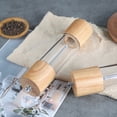 thumbnail image 3 of Juego de molinillo de sal y pimienta acrílico de primera calidad, molinos manuales de sal y pimienta, agitadores de madera, 8 pulgadas, paquete de 1, 3 of 5