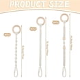 thumbnail image 3 of 12 Pcs Connectable Macrame Plant Hanger Extender Plant Pot Holders Extender Macrame Plant Holder Ha, 3 of 5