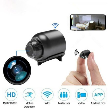 WiFi Wireless Camera  Mini Cam with Audio Live Feed  Home Night Vision Motion Detection Security Camera for Pet/Baby/Nanny