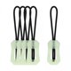 thumbnail image 1 of 2x 5 Piezas de Tiradores Luminosos de Cremallera Cordón Que Brillan en La Oscuridad Cremalleras de Tienda res Cuerdas para Monederos Montañismo Sunnimix Tiradores de cremallera, 1 of 8