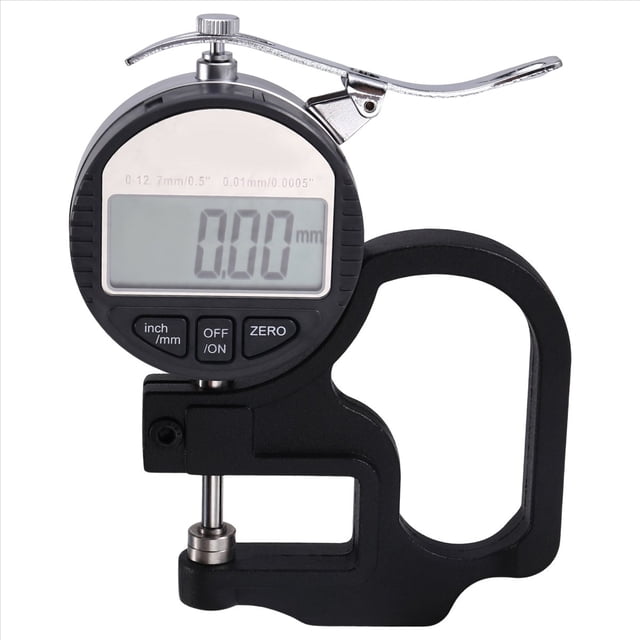 Medidor de Espesor con Micrómetro Digital, Calibrador de Alta Precisión, Pantalla Digital, Medidor de Espesor de Metal de 0,01 mm